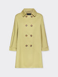Trench doppiopetto in gabardine
