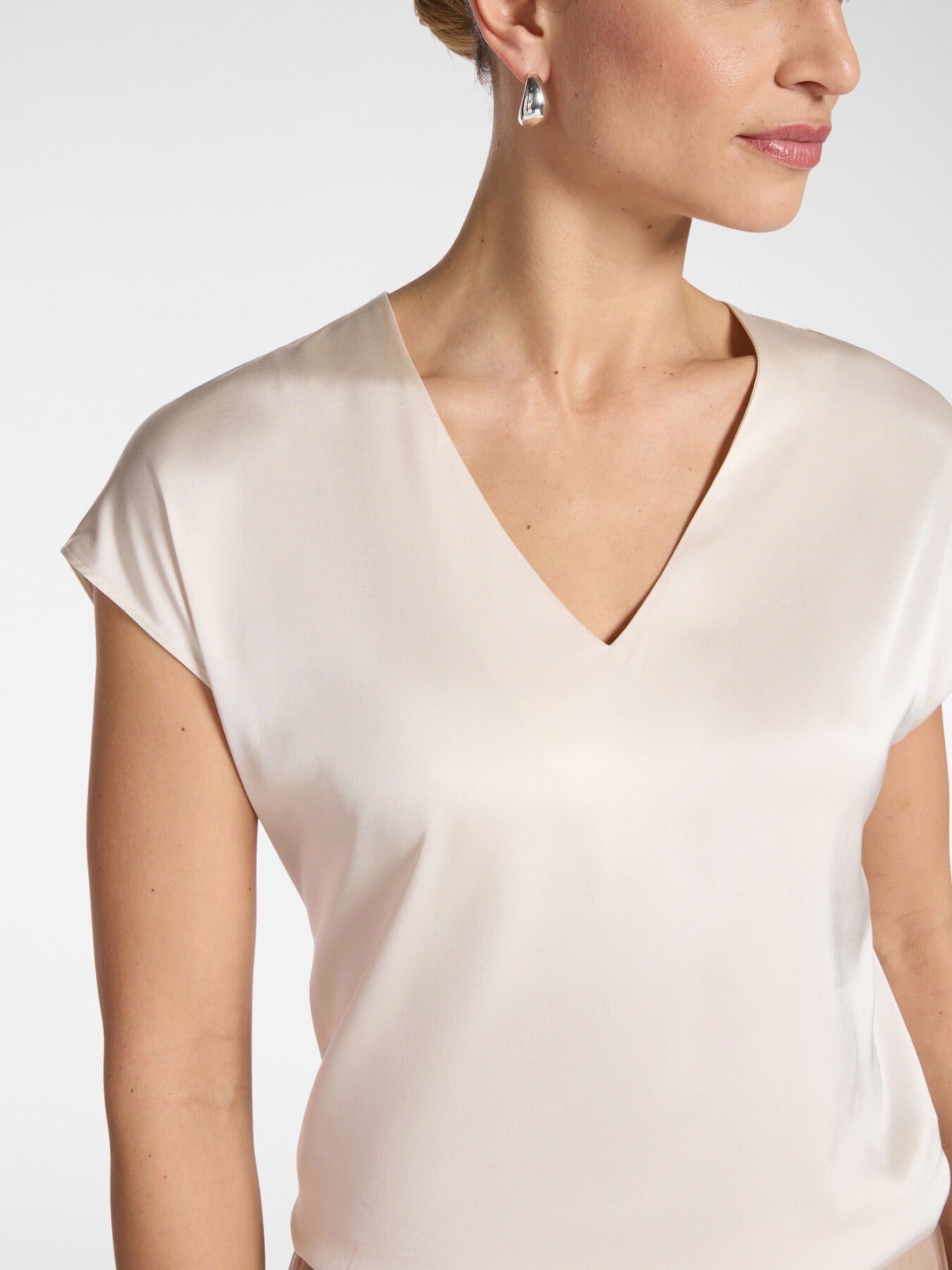 Kimonetta in raso stretch