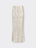 Gonna tubino lunga in paillettes