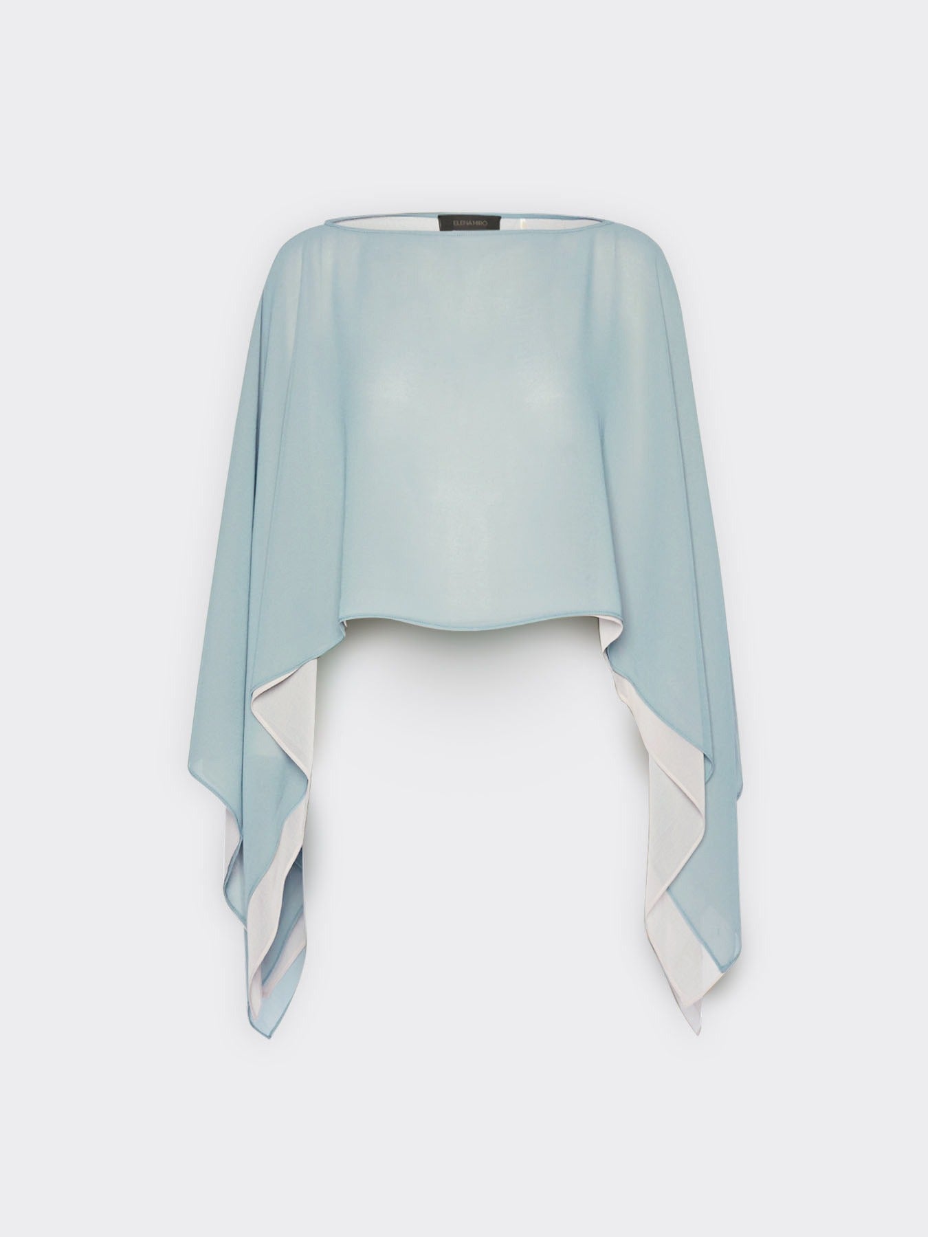 Mantella doppia in georgette
